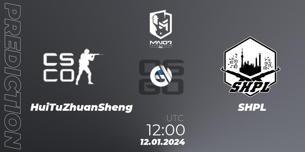Prognoza HuiTuZhuanSheng - SHPL. 12.01.24, CS2 (CS:GO), PGL CS2 Major Copenhagen 2024 China RMR Open Qualifier