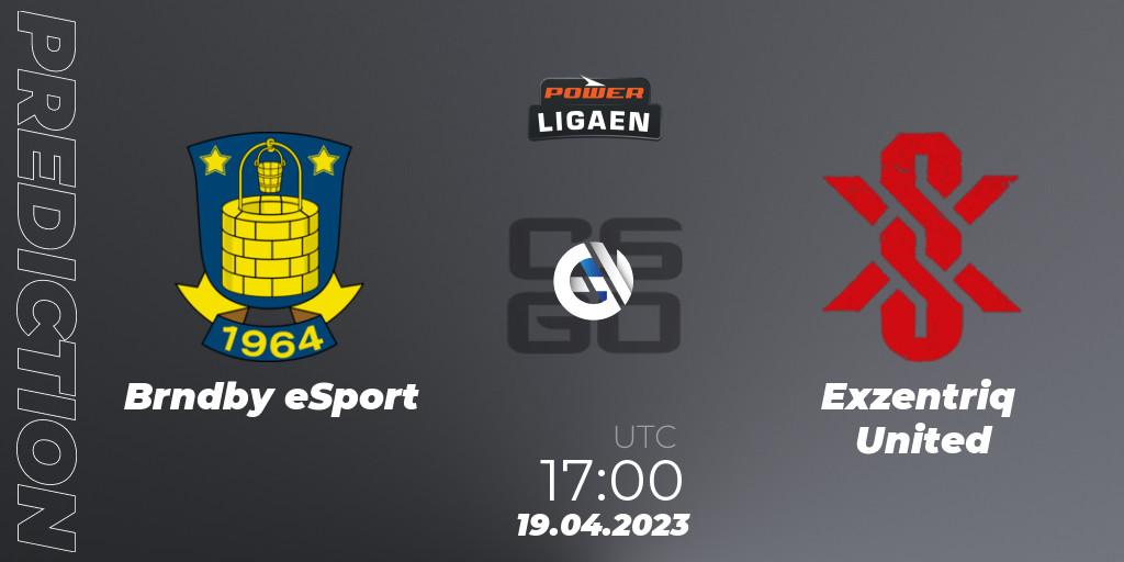 Prognoza Brøndby eSport - Exzentriq United. 19.04.2023 at 17:00, Counter-Strike (CS2), Dust2.dk Ligaen Season 23