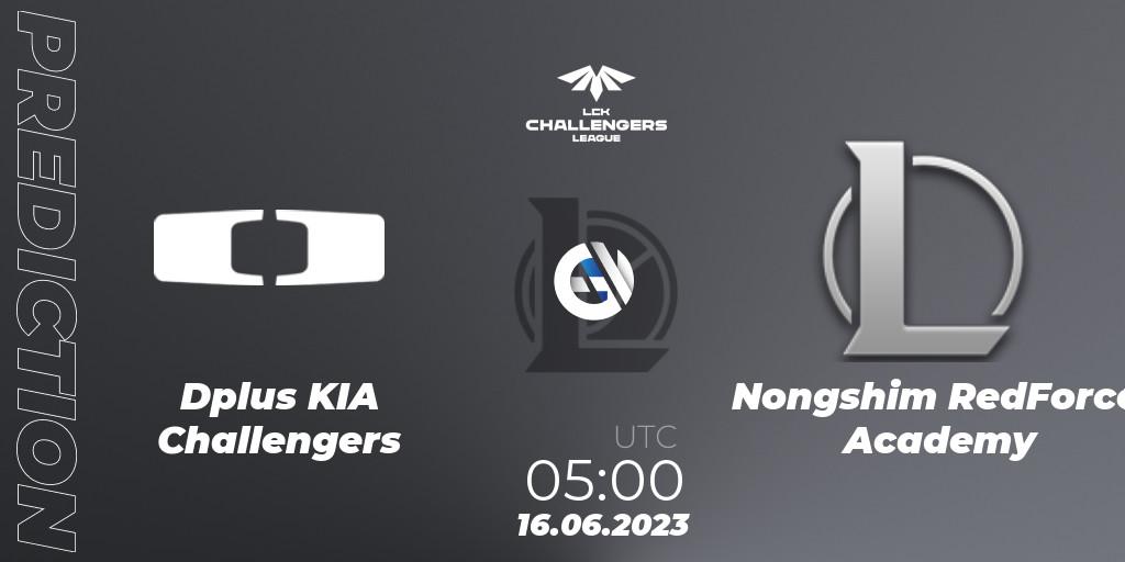 Prognoza Dplus KIA Challengers - Nongshim RedForce Academy. 16.06.23, LoL, LCK Challengers League 2023 Summer - Group Stage
