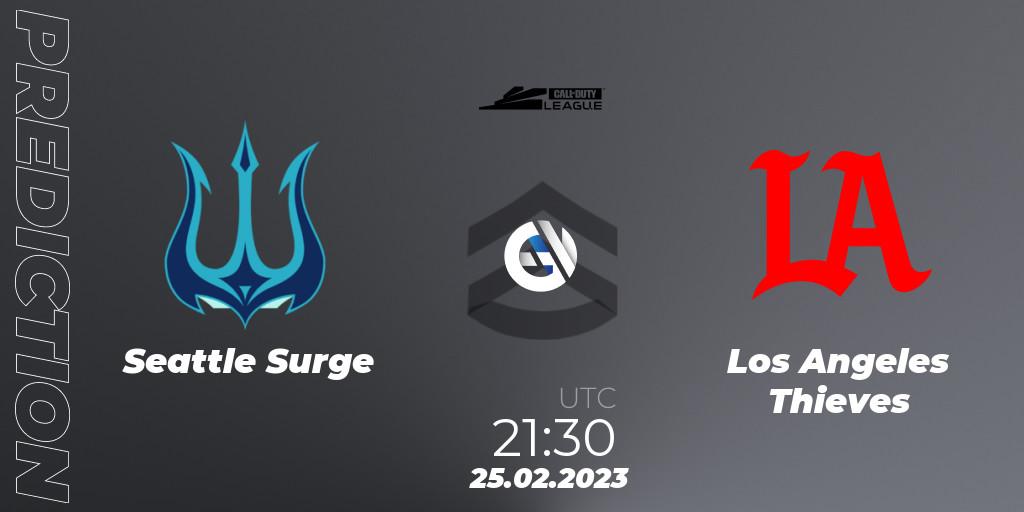 Prognoza Seattle Surge - Los Angeles Thieves. 25.02.2023 at 21:30, Call of Duty, Call of Duty League 2023: Stage 3 Major Qualifiers