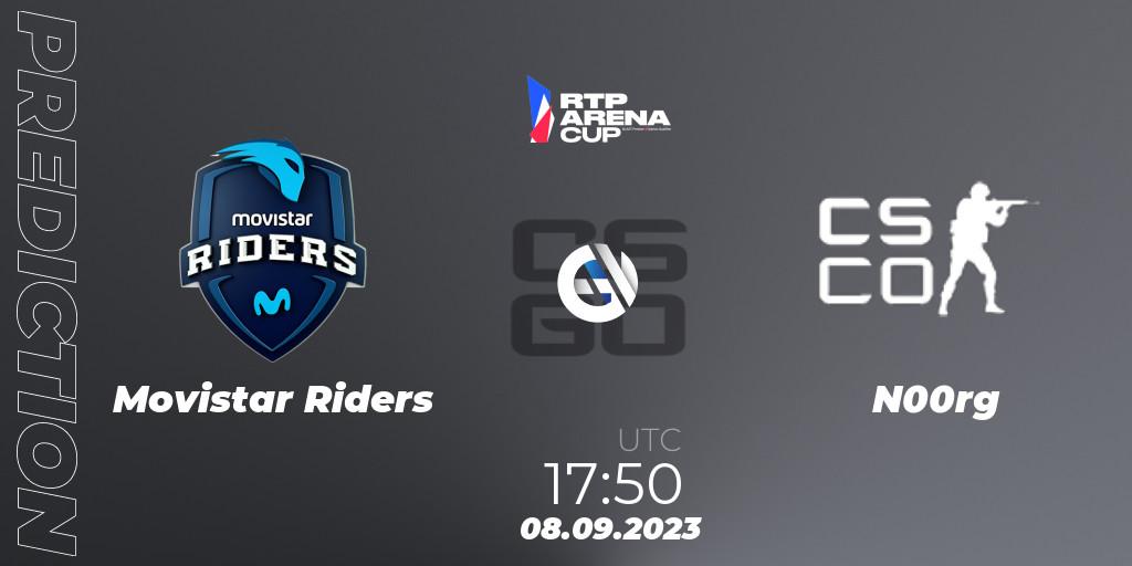 Prognoza Movistar Riders - N00rg. 08.09.23, CS2 (CS:GO), RTP Arena Cup 2023
