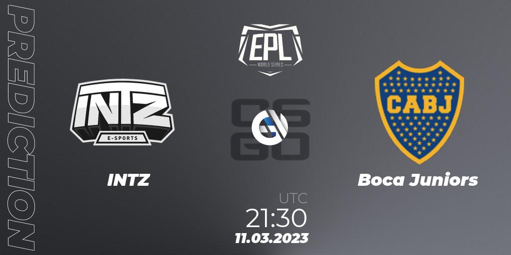 Prognoza INTZ - Boca Juniors. 14.03.2023 at 17:00, Counter-Strike (CS2), EPL World Series: Americas Season 3