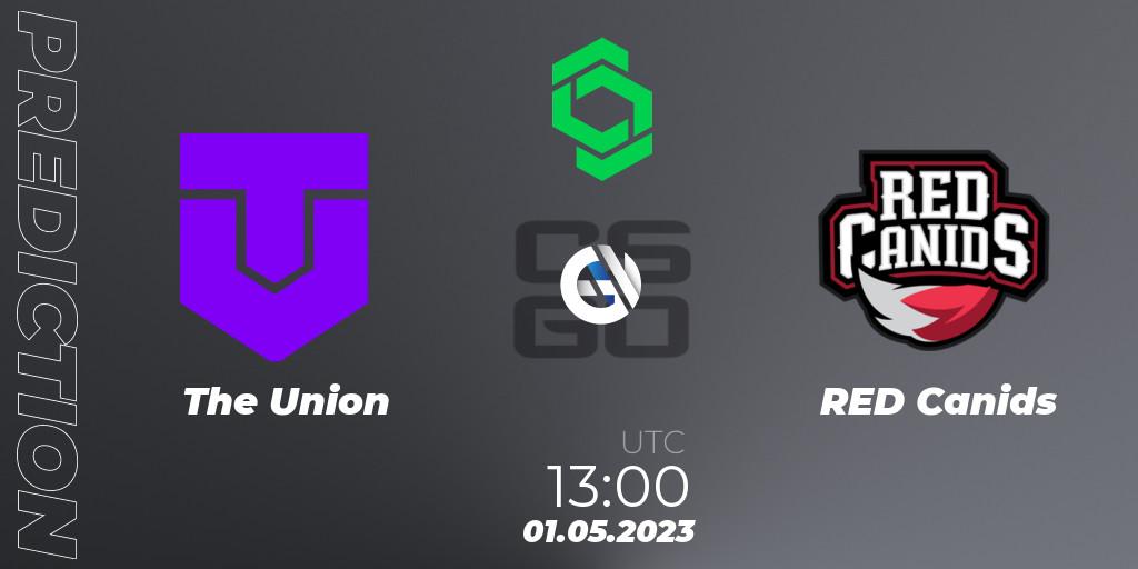 Prognoza The Union - RED Canids. 01.05.2023 at 13:00, Counter-Strike (CS2), CCT South America Series #7