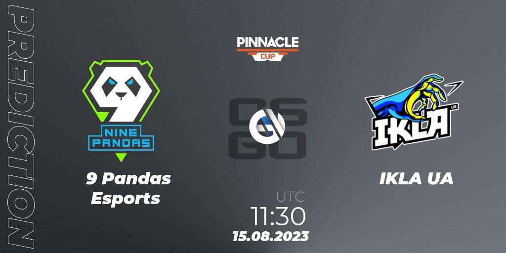 Prognoza 9 Pandas Esports - IKLA UA. 15.08.2023 at 10:00, Counter-Strike (CS2), Pinnacle Cup V