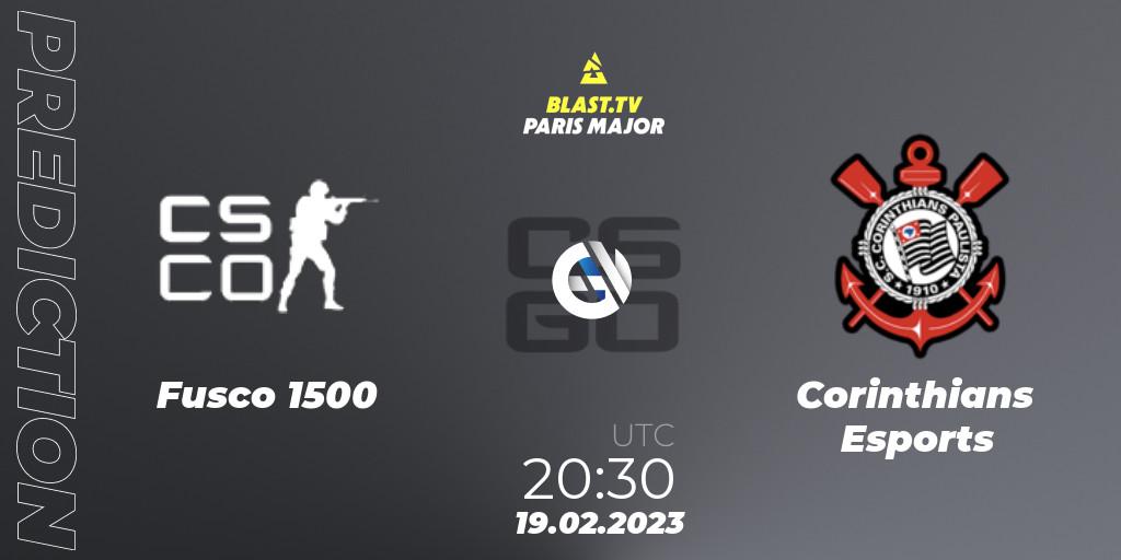 Prognoza Fuscão 1500 - Corinthians Esports. 19.02.23, CS2 (CS:GO), BLAST.tv Paris Major 2023 South America RMR Closed Qualifier