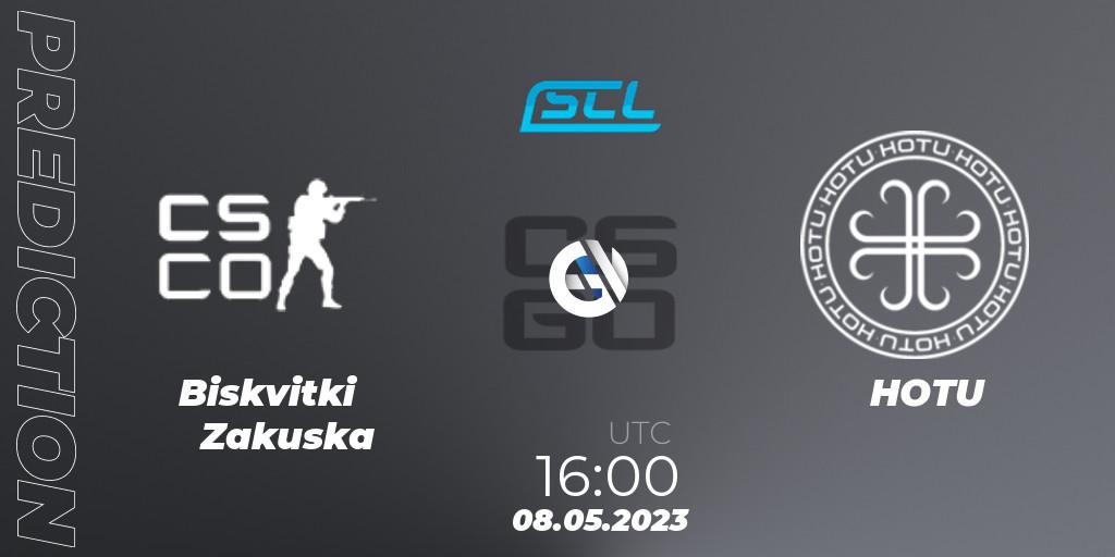Prognoza Biskvitki Zakuska - HOTU. 08.05.23, CS2 (CS:GO), SCL Season 9