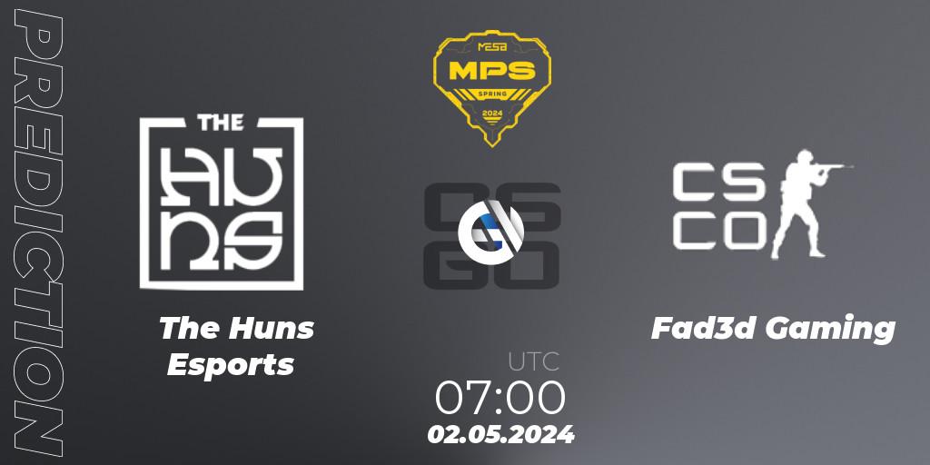 Prognoza The Huns Esports - Fad3d Gaming. 02.05.2024 at 07:00, Counter-Strike (CS2), MESA Pro Series: Spring 2024
