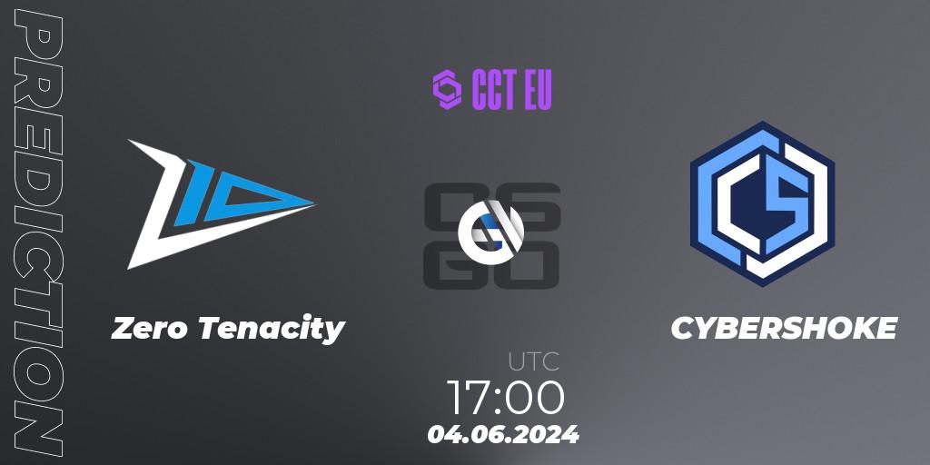 Prognoza Zero Tenacity - CYBERSHOKE. 04.06.2024 at 17:15, Counter-Strike (CS2), CCT Season 2 Europe Series 5