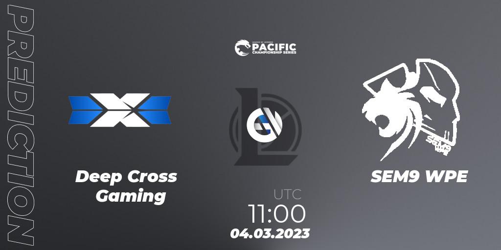 Prognoza Deep Cross Gaming - SEM9 WPE. 04.03.2023 at 11:00, LoL, PCS Spring 2023 - Group Stage