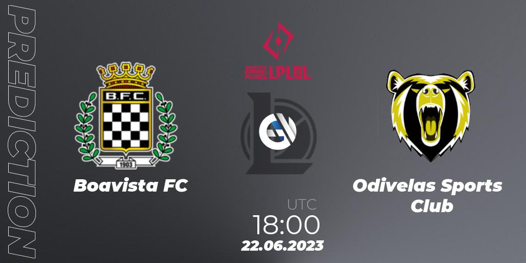 Prognoza Boavista FC - Odivelas Sports Club. 22.06.2023 at 18:00, LoL, LPLOL Split 2 2023 - Group Stage