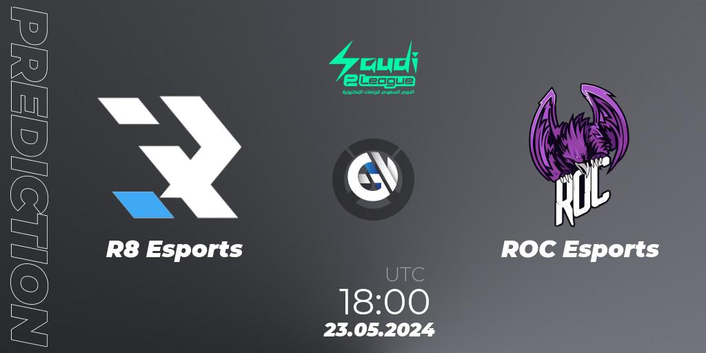 Prognoza R8 Esports - ROC Esports. 23.05.2024 at 18:00, Overwatch, Saudi eLeague 2024 - Major 2 Phase 2