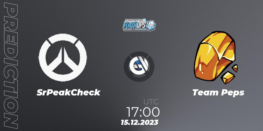 Prognoza SrPeakCheck - Team Peps. 15.12.2023 at 17:00, Overwatch, Flash Ops Holiday Showdown - EMEA