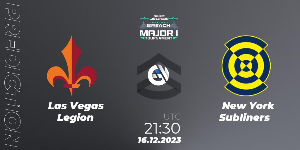 Prognoza Las Vegas Legion - New York Subliners. 16.12.2023 at 21:30, Call of Duty, Call of Duty League 2024: Stage 1 Major Qualifiers