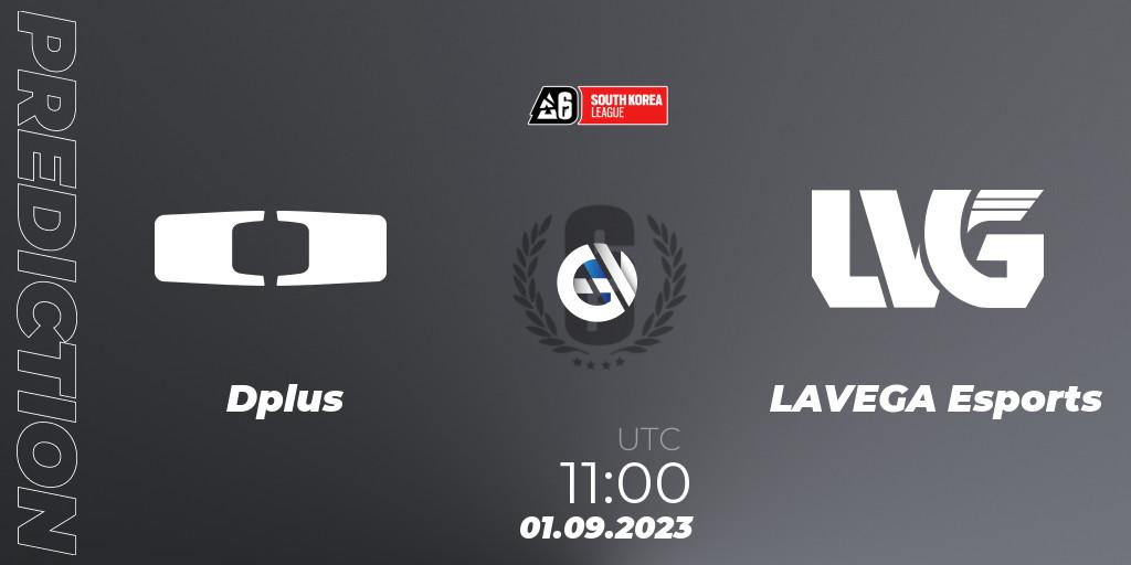 Prognoza Dplus - LAVEGA Esports. 01.09.23, Rainbow Six, South Korea League 2023 - Stage 2