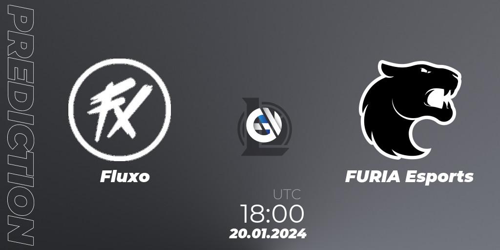 Prognoza Fluxo - FURIA Esports. 20.01.2024 at 18:00, LoL, CBLOL Split 1 2024 - Group Stage