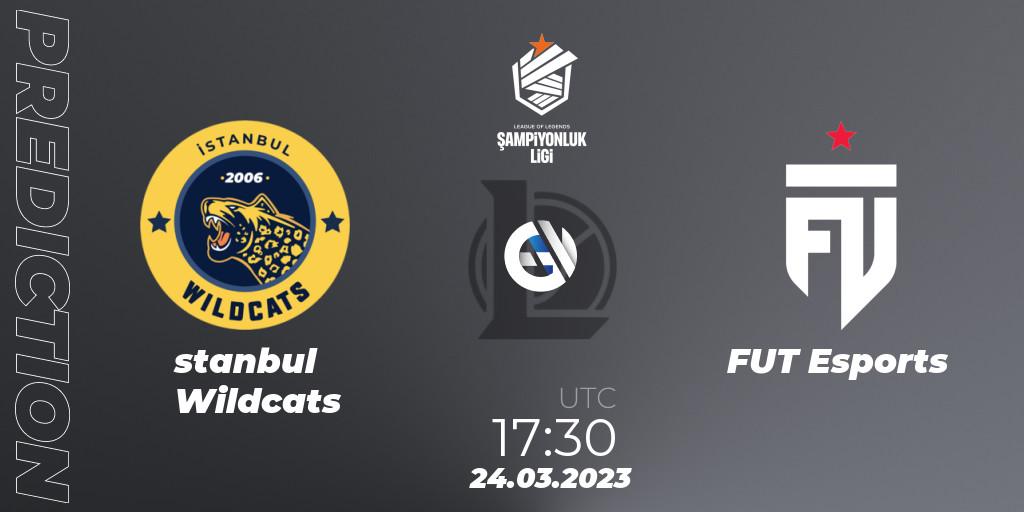 Prognoza İstanbul Wildcats - FUT Esports. 24.03.23, LoL, TCL Winter 2023 - Playoffs