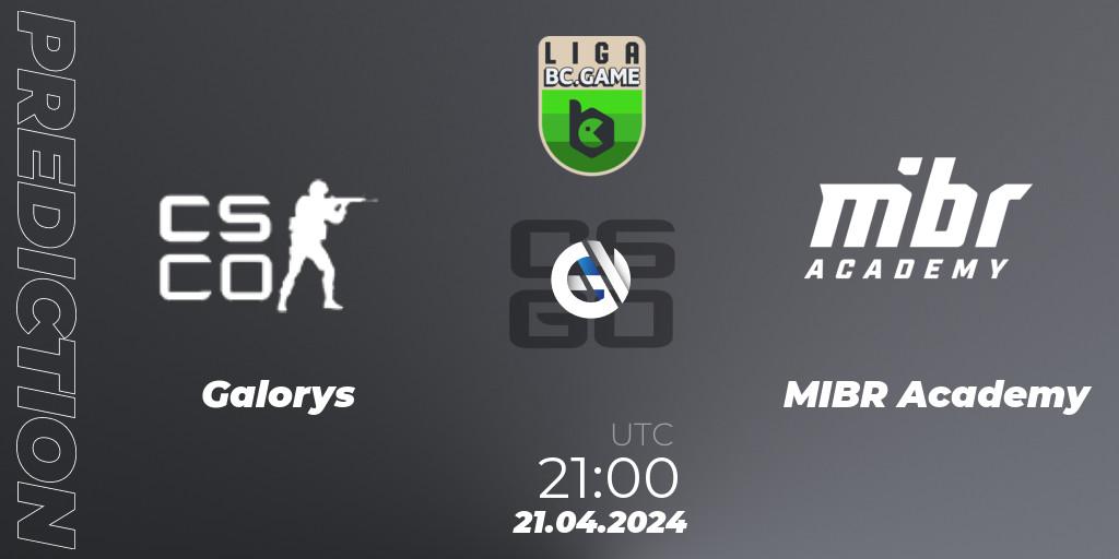 Prognoza Galorys - MIBR Academy. 21.04.24, CS2 (CS:GO), Dust2 Brasil Liga Season 3: Open Qualifier