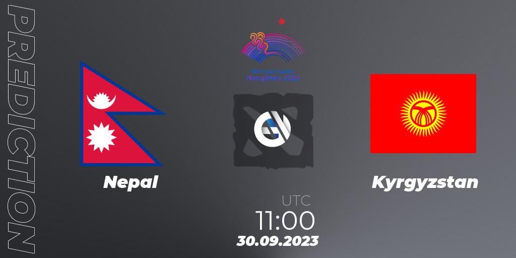 Prognoza Nepal - Kyrgyzstan. 30.09.2023 at 11:00, Dota 2, 2022 Asian Games