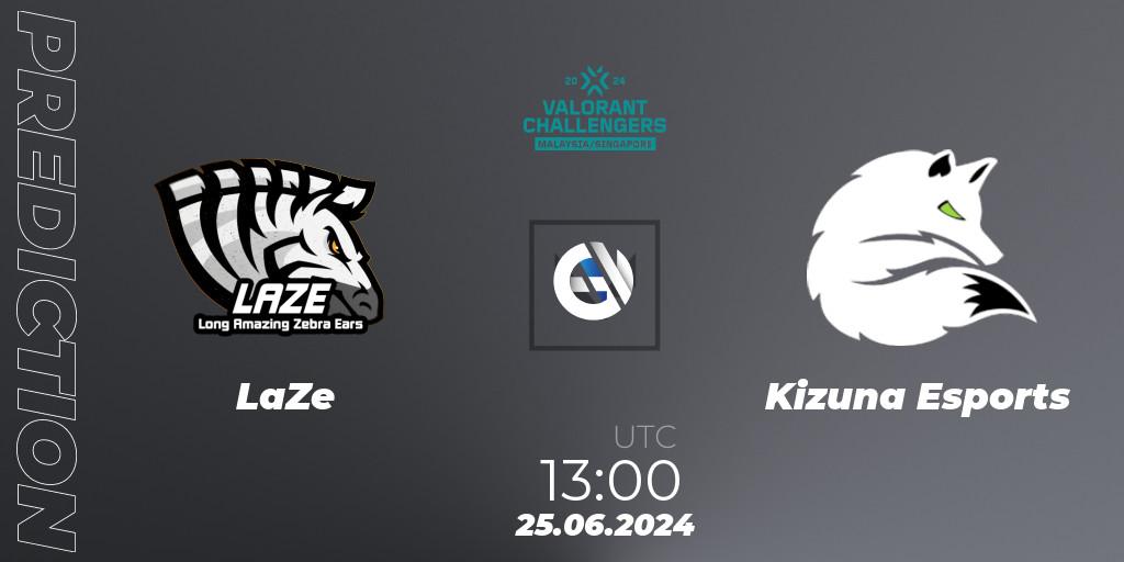 Prognoza LaZe - Kizuna Esports. 25.06.2024 at 13:00, VALORANT, VALORANT Challengers 2024 Malaysia and Singapore: Split 2