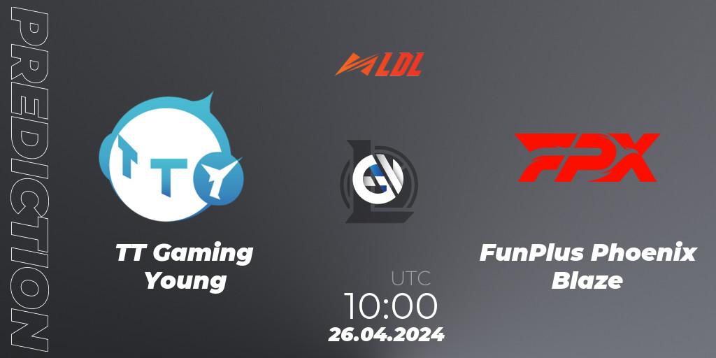 Prognoza TT Gaming Young - FunPlus Phoenix Blaze. 26.04.24, LoL, LDL 2024 - Stage 2
