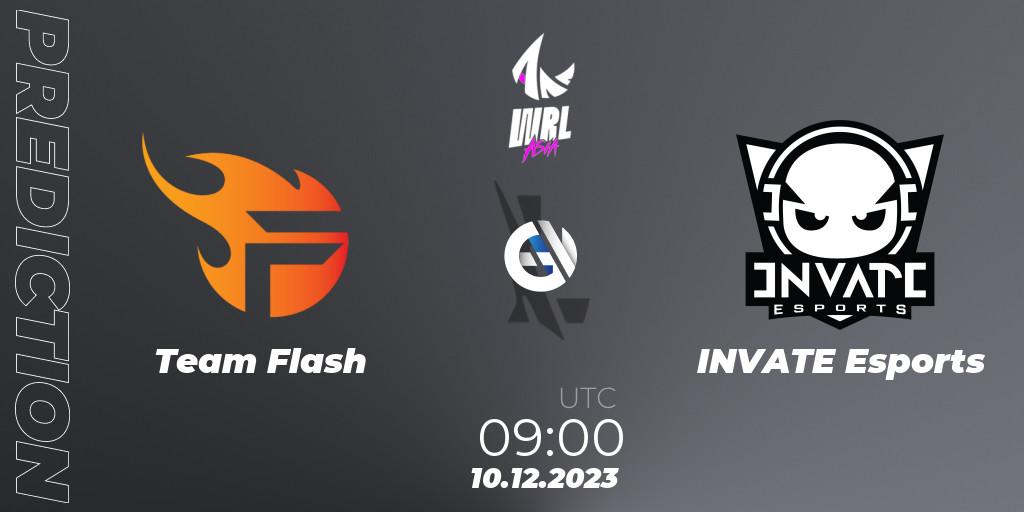 Prognoza Team Flash - INVATE Esports. 10.12.23, Wild Rift, WRL Asia 2023 - Season 2 - Regular Season