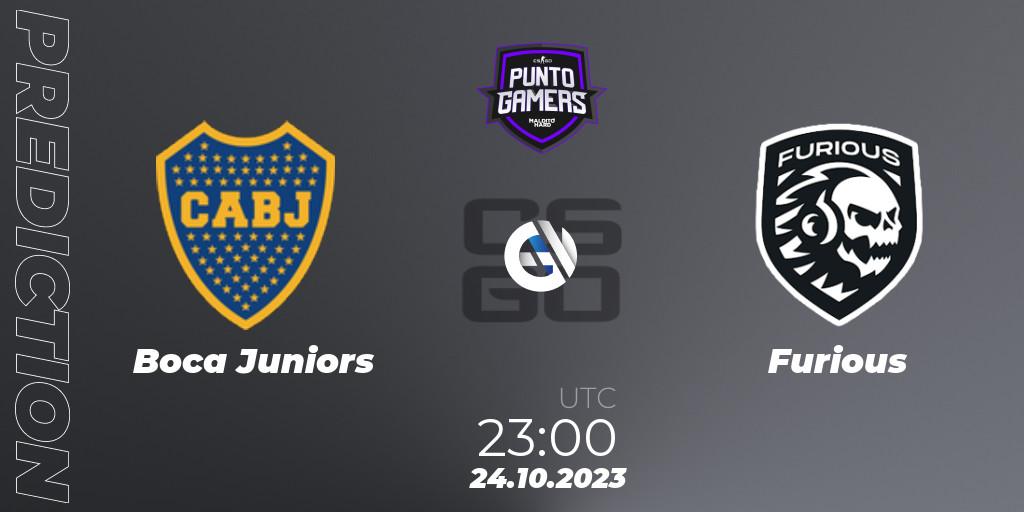Prognoza Boca Juniors - Furious. 24.10.23, CS2 (CS:GO), Punto Gamers Cup 2023
