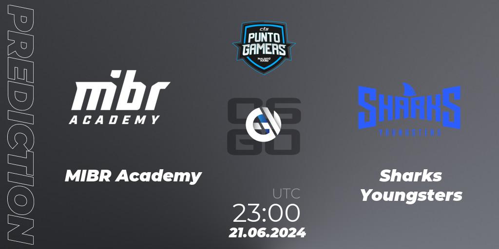 Prognoza MIBR Academy - Sharks Youngsters. 21.06.2024 at 23:00, Counter-Strike (CS2), Punto Gamers Cup 2024