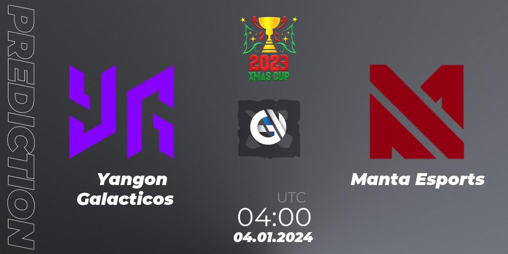 Prognoza Yangon Galacticos - Manta Esports. 08.01.2024 at 10:16, Dota 2, Xmas Cup 2023