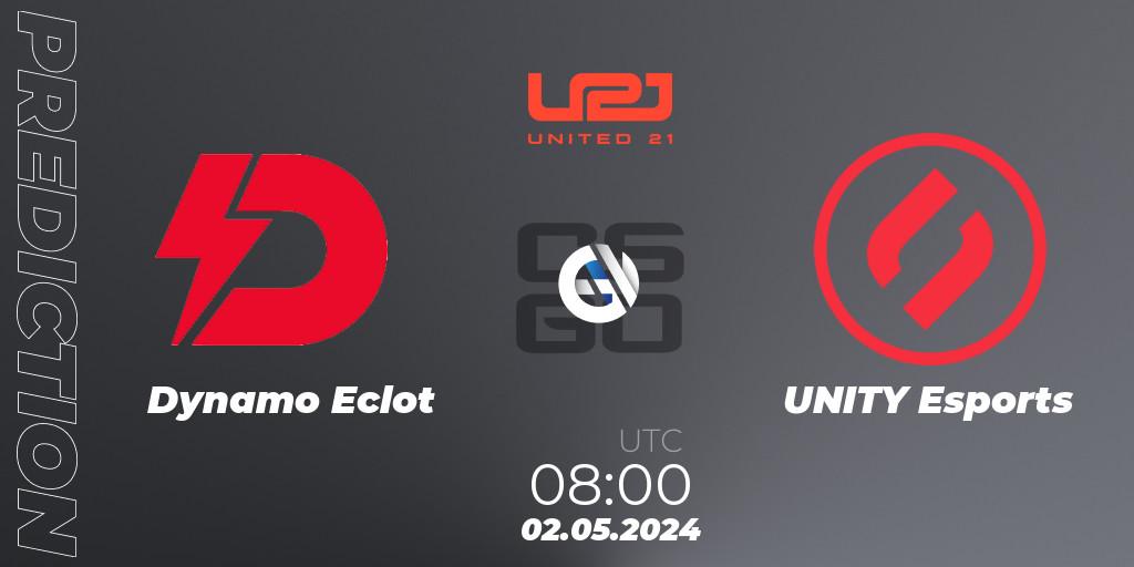 Prognoza Dynamo Eclot - UNITY Esports. 02.05.2024 at 08:00, Counter-Strike (CS2), United21 Season 15