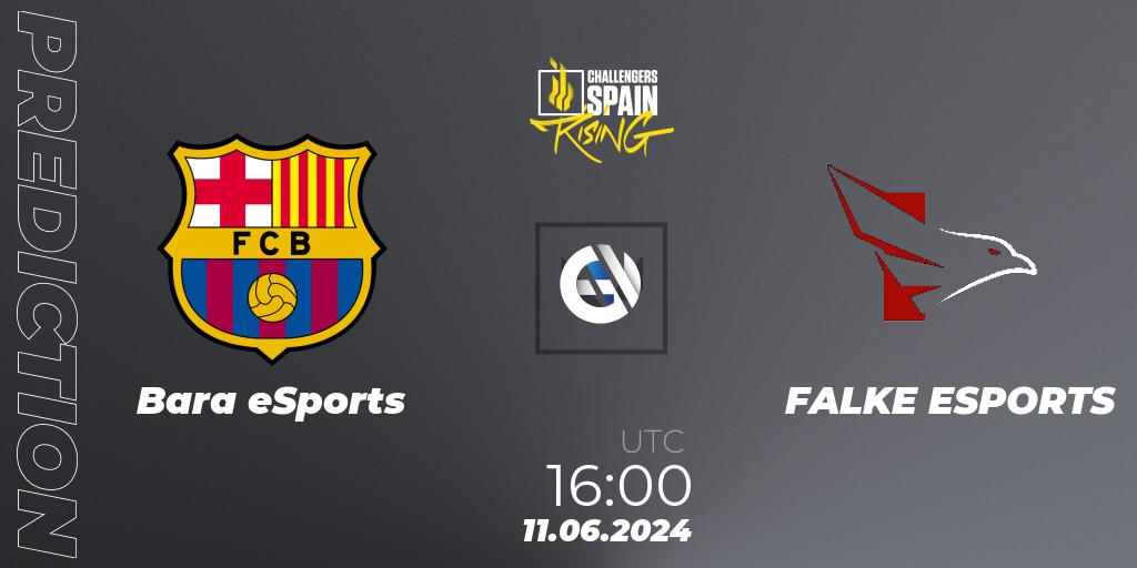 Prognoza Barça eSports - FALKE ESPORTS. 11.06.2024 at 18:00, VALORANT, VALORANT Challengers 2024 Spain: Rising Split 2