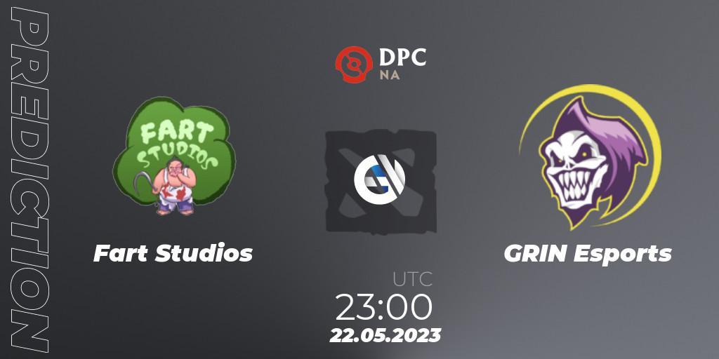 Prognoza Fart Studios - GRIN Esports. 22.05.2023 at 21:04, Dota 2, DPC 2023 Tour 3: NA Closed Qualifier