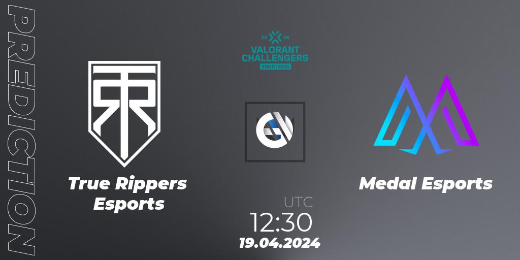 Prognoza True Rippers Esports - Medal Esports. 19.04.24, VALORANT, VALORANT Challengers 2024 South Asia: Split 1 - Cup 2