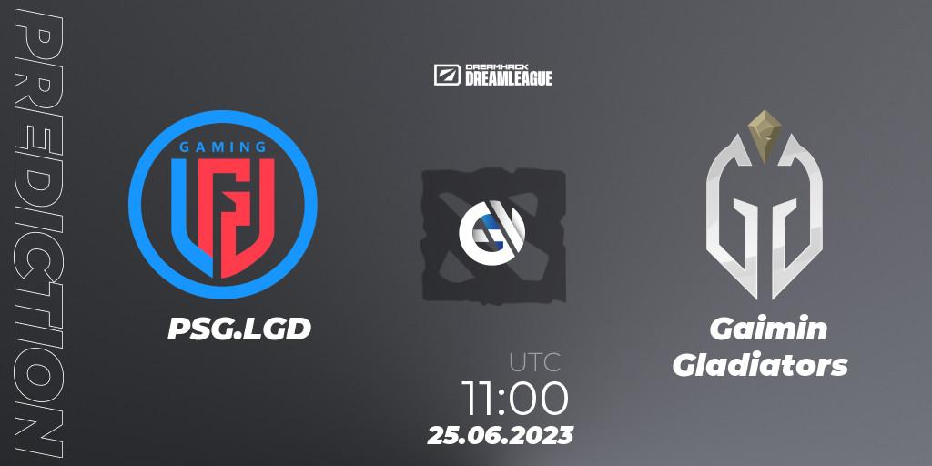 Prognoza PSG.LGD - Gaimin Gladiators. 25.06.2023 at 10:55, Dota 2, DreamLeague Season 20