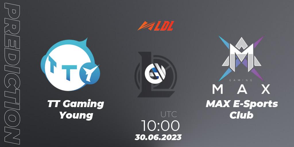 Prognoza TT Gaming Young - MAX E-Sports Club. 30.06.2023 at 10:00, LoL, LDL 2023 - Regular Season - Stage 3