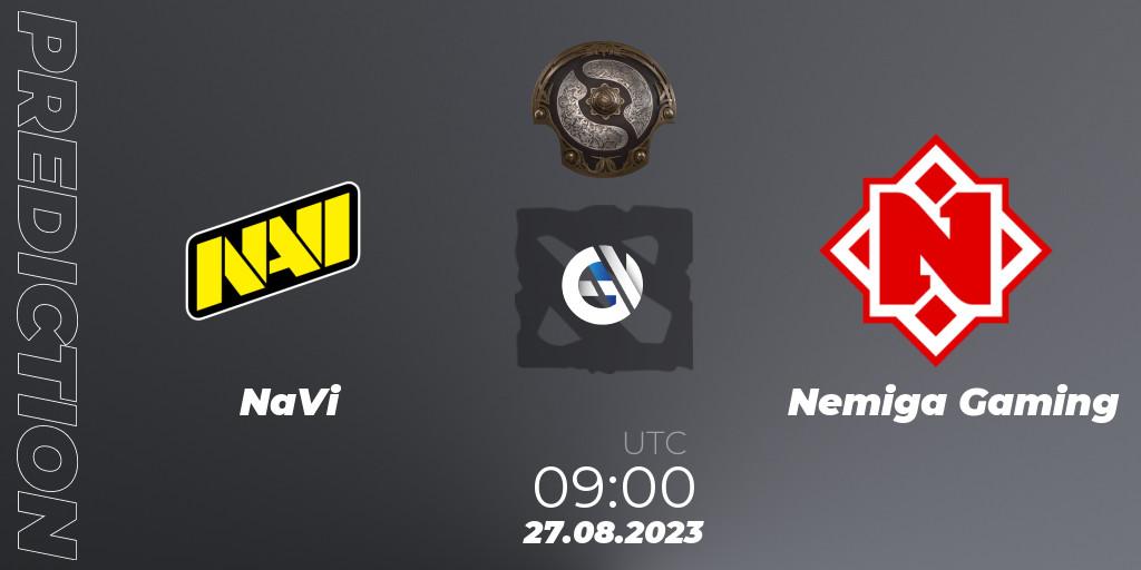 Prognoza NaVi - Nemiga Gaming. 22.08.2023 at 08:56, Dota 2, The International 2023 - Eastern Europe Qualifier