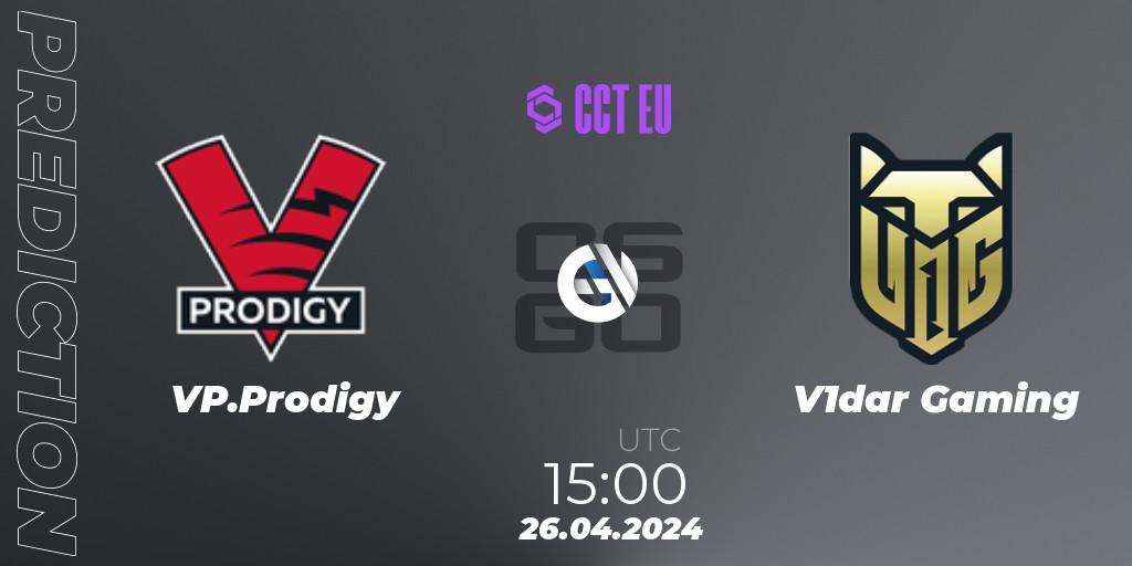 Prognoza VP.Prodigy - V1dar Gaming. 26.04.24, CS2 (CS:GO), CCT Season 2 Europe Series 2 Closed Qualifier