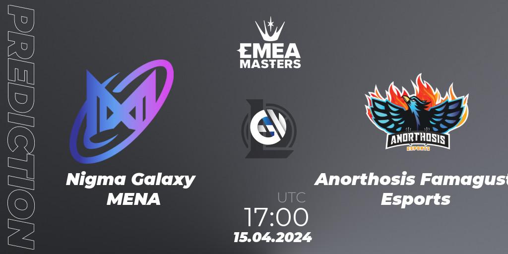 Prognoza Nigma Galaxy MENA - Anorthosis Famagusta Esports. 15.04.24, LoL, EMEA Masters Spring 2024 - Play-In
