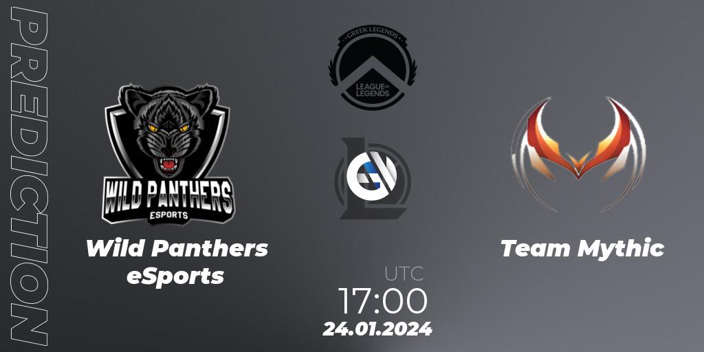 Prognoza Wild Panthers eSports - Team Mythic. 24.01.2024 at 17:00, LoL, GLL Spring 2024
