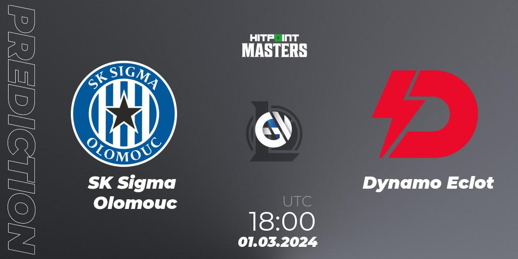 Prognoza SK Sigma Olomouc - Dynamo Eclot. 01.03.24, LoL, Hitpoint Masters Spring 2024