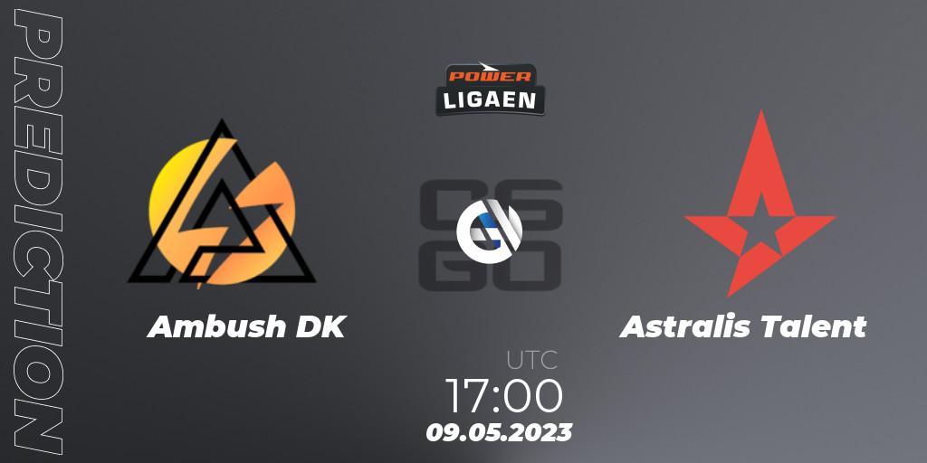 Prognoza Ambush - Astralis Talent. 09.05.2023 at 17:00, Counter-Strike (CS2), Dust2.dk Ligaen Season 23