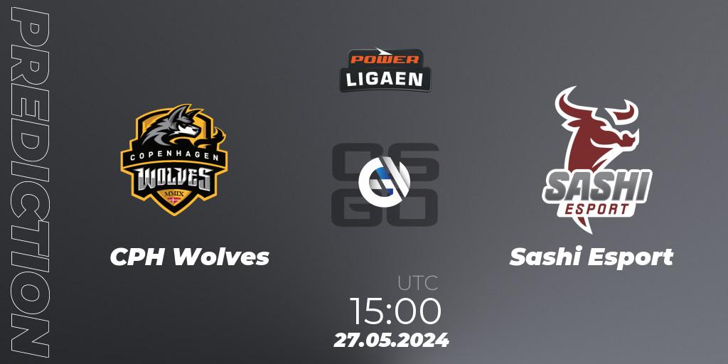Prognoza CPH Wolves - Sashi Esport. 27.05.2024 at 15:00, Counter-Strike (CS2), Dust2.dk Ligaen Season 26