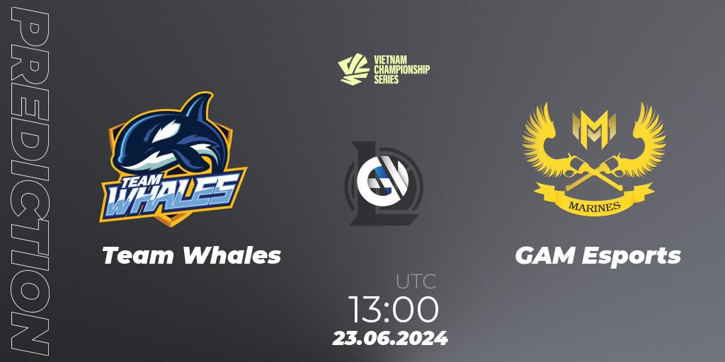 Prognoza Team Whales - GAM Esports. 19.07.2024 at 13:00, LoL, VCS Summer 2024 - Group Stage