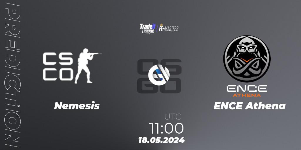 Prognoza Nemesis - ENCE Athena. 18.05.2024 at 11:00, Counter-Strike (CS2), Tradeit League FE Masters #3
