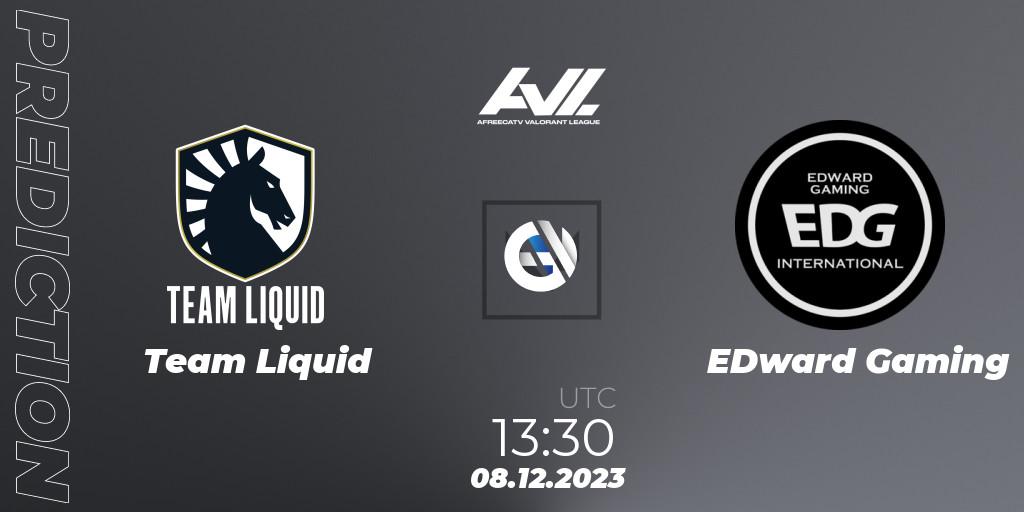 Prognoza Team Liquid - EDward Gaming. 08.12.23, VALORANT, AfreecaTV VALORANT LEAGUE