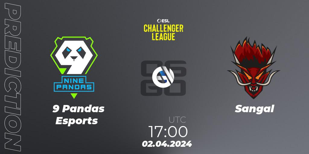 Prognoza 9 Pandas Esports - Sangal. 02.04.2024 at 17:00, Counter-Strike (CS2), ESL Challenger League Season 47: Europe