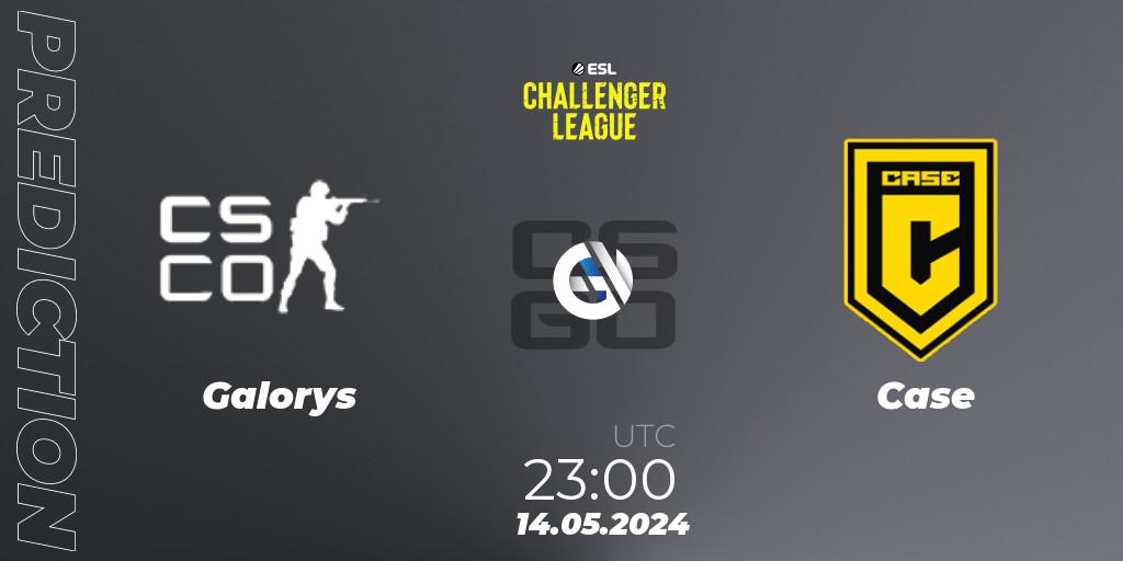 Prognoza Galorys - Case. 14.05.2024 at 23:15, Counter-Strike (CS2), ESL Challenger League Season 47: South America