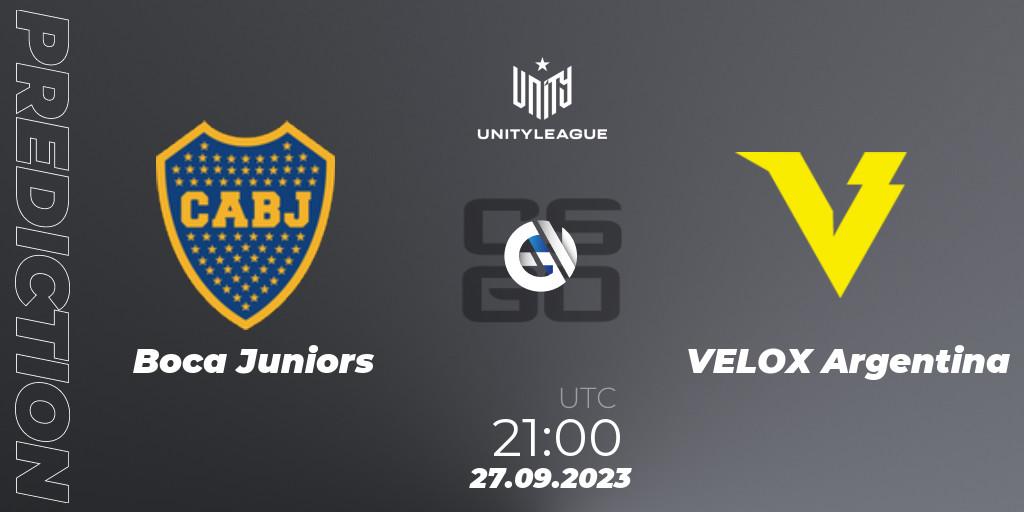 Prognoza Boca Juniors - VELOX Argentina. 02.10.23, CS2 (CS:GO), LVP Unity League Argentina 2023