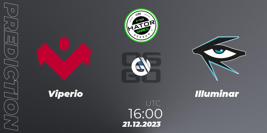 Prognoza Viperio - Illuminar. 21.12.2023 at 16:10, Counter-Strike (CS2), HATOR Games #1
