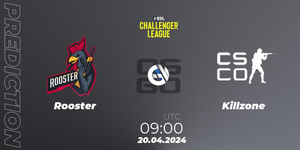 Prognoza Rooster - Killzone. 08.05.24, CS2 (CS:GO), ESL Challenger League Season 47: Oceania