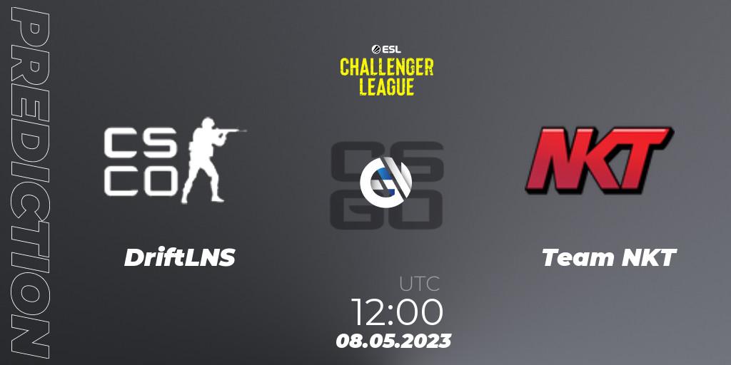Prognoza DriftLNS - Team NKT. 08.05.23, CS2 (CS:GO), ESL Challenger League Season 45: Asia-Pacific